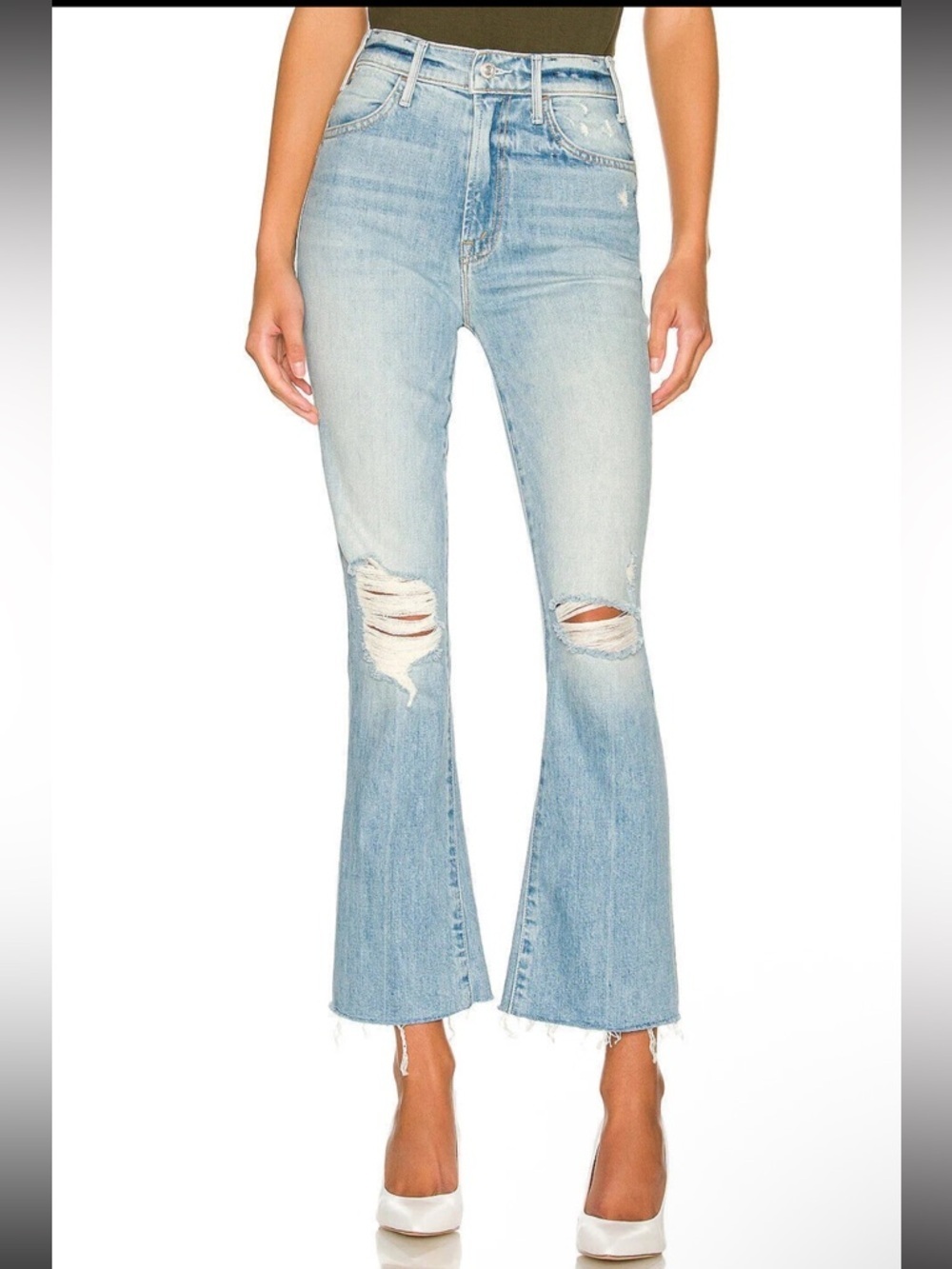 Mother Superior Denim Hustler Ankle Fray Rope's End Jeans Size 27 $268 - Picture 2 of 7